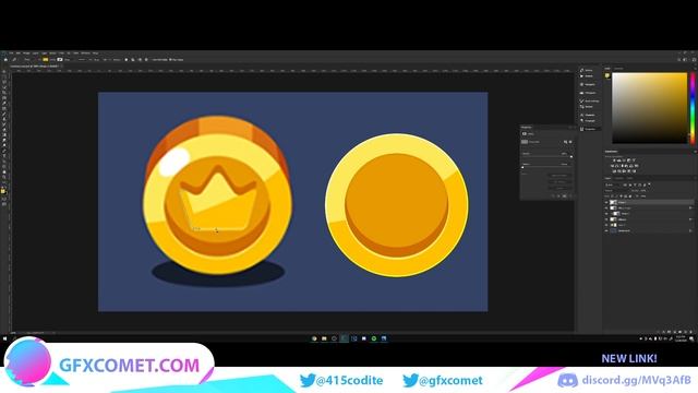 ROBLOX ICON TUTORIAL: Cartoony Coin | GFX COMET смотреть онлайн