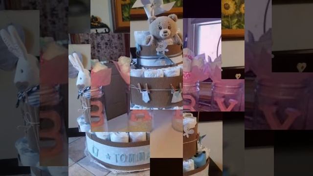 35 Adorable Diaper Cakes,Diaper Baskets,Diapers Bouqet,Diaper Castle смотреть онлайн