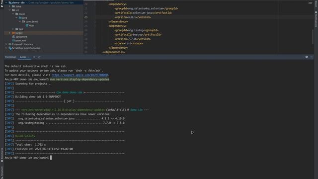 How to update dependencies in maven project смотреть онлайн