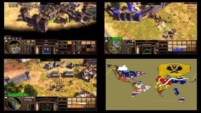 Let's Conquest Age of Empires 3: Risk Edition - Turn 3 Part 2 смотреть онлайн
