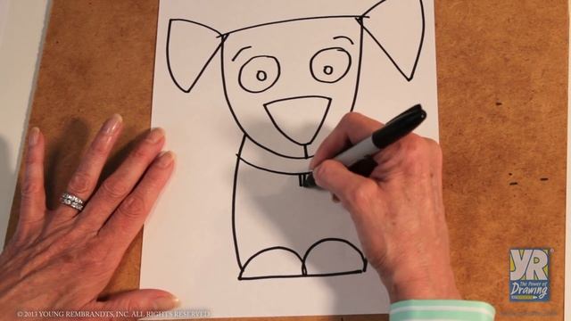 Teaching Kids How to Draw: How to Draw a Puppy смотреть онлайн