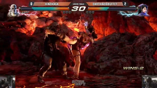 Button Map'd: Tekken 7 tournament Losers Finals NQ Hinokaga(Leroy) vs NQ Darthwobbuffet(Zafina) смотреть онлайн