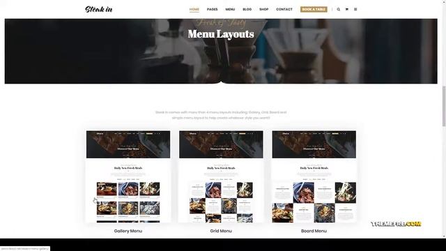 TF!item!steak in restaurant cafe wordpress theme!23638543 смотреть онлайн