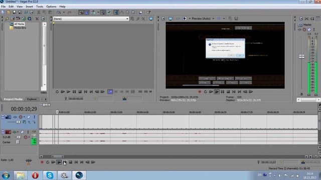 Монтаж игрового видео в программе Sony Vegas Pro 11 смотреть онлайн