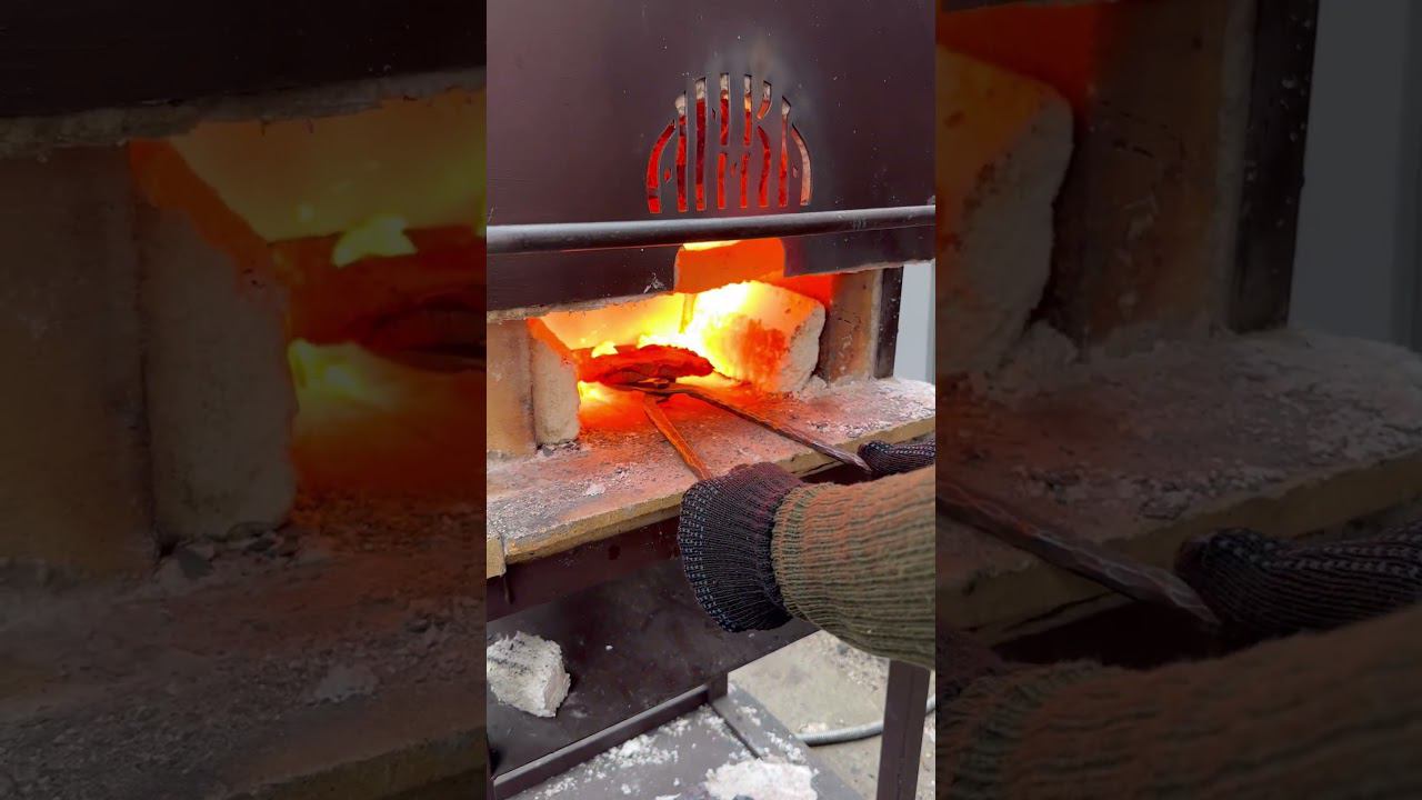 Стейк в газовом горне(печь кузнеца) смотреть онлайн