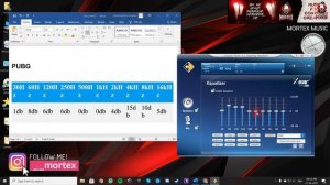 Best PUBG Equalizer Settings For FOOTSTEPS Sound | Equalizer Settings [MORTEX]