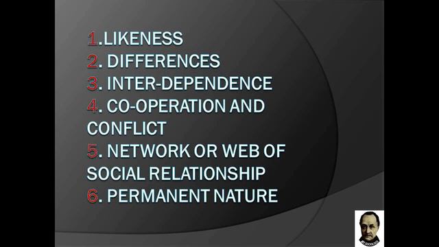 SOCIETY AND  CHARACTERISTICS OF SOCIETY