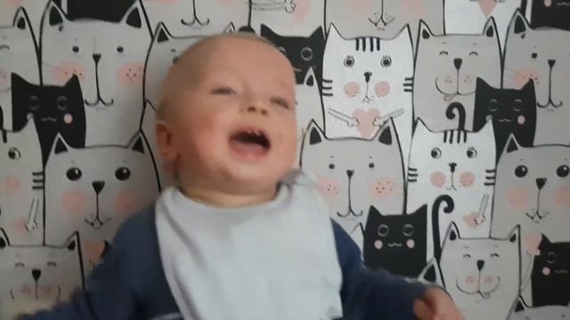 Малыш игриво смеётся СМЕХ РЕБЕНКА small laughs смотреть онлайн