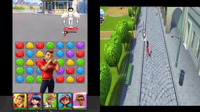 Miraculous Puzzle Hero Match 3 ? VS Miraculous Life ?