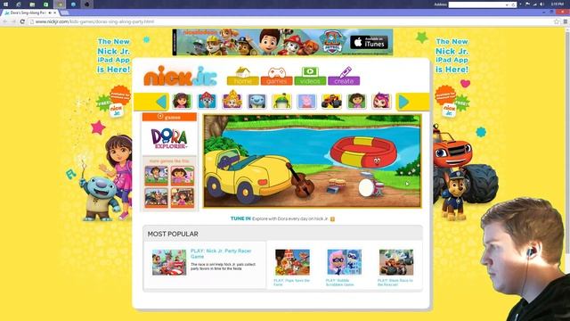 Dora Rocks Sing-Along Game Walkthrough смотреть онлайн
