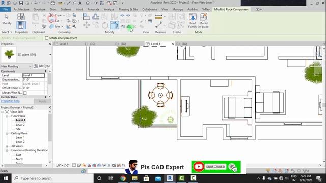 Design 3D Model tutorial in Autodesk ?Revit Architecture? | Pts CAD Expert смотреть онлайн
