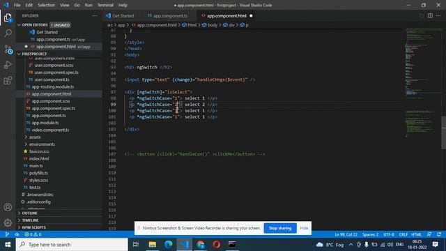 ngSwitch in Angular in Hindi | Directives in Angular смотреть онлайн