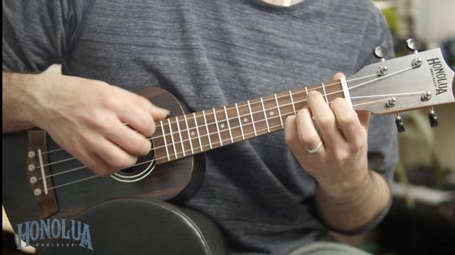 Honolua Ukuleles Honu Limited Edition Ebony Soprano Demo смотреть онлайн