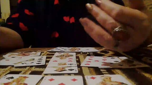 Крестовый Король , расклад на простой колоде . смотреть онлайн