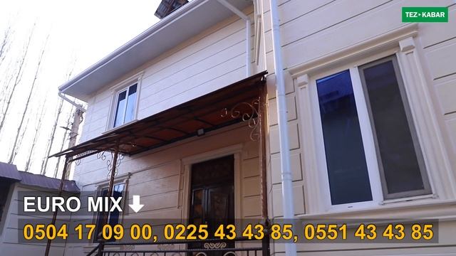 Үйдүн сыртын ЖИДКИЙ ТРАВЕРТИН менен кооздош керек ~ Колу ГҮЛ усталар бар ~ EURO MIX смотреть онлайн