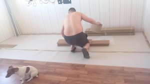 Детская. Демонтаж ламината.