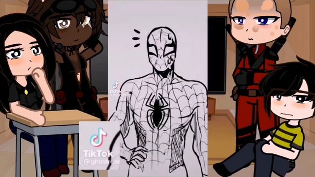 Deadpool reacciona a spiderman ( + Vanessa,domino , Russell) ( si shipping) , ( spiderpool ) ? смотреть онлайн