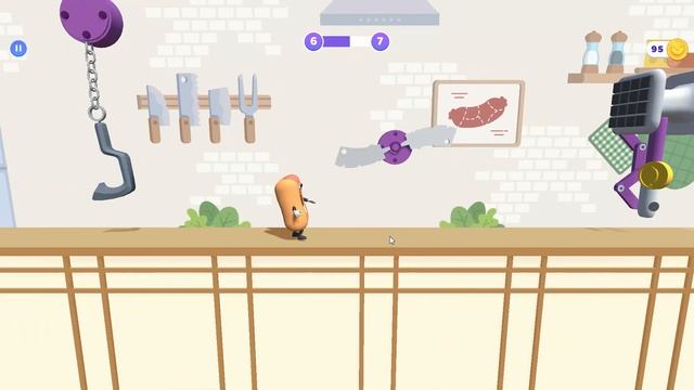 Sausage Run Game Review - Walkthrough смотреть онлайн