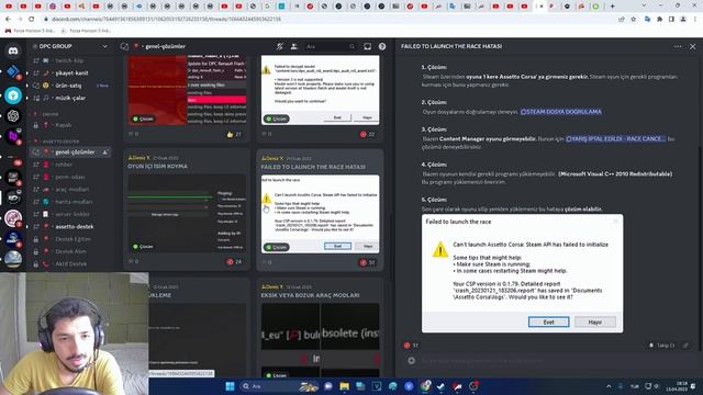 Assetto Corsa Unexpected Error - Yarış İptal - Oyun Çöktü - Content Manager Hatası CPS смотреть онлайн