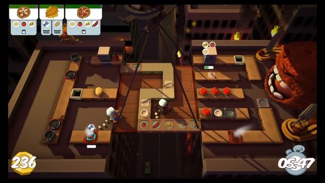 Overcooked - Final Level - The Peckening - 2 People смотреть онлайн