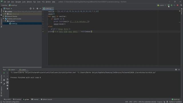 Python While- For Döngüsü Kodları смотреть онлайн