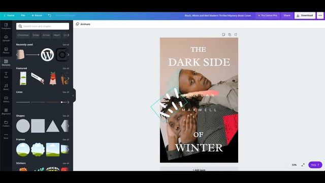How To Design A FREE Book Cover On Canva - Tutorial смотреть онлайн