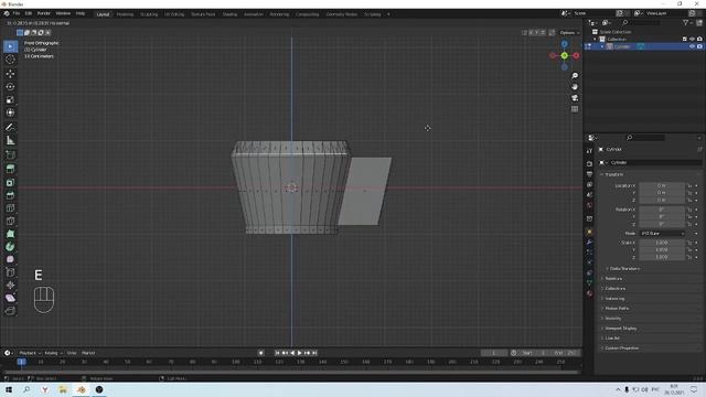 как за 1 мин сделать кружку.блендер 3.0