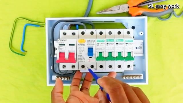Distribution board wiring in Sinhala./House wiring tutorial смотреть онлайн