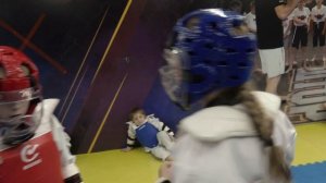 Спарринг тхэквондо втф дети 11-12 лет