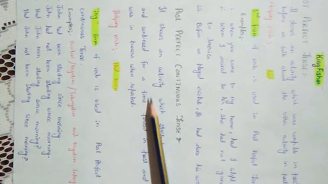 Past Perfect Tense and Past Perfect Continuous Tense with helping verb form of verb and definitions смотреть онлайн