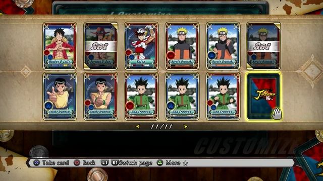 J-Stars Victory VS+ Create all 6 combination bonus lines Trophy Guild смотреть онлайн