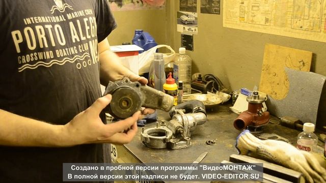 Замена помпы УАЗ смотреть онлайн