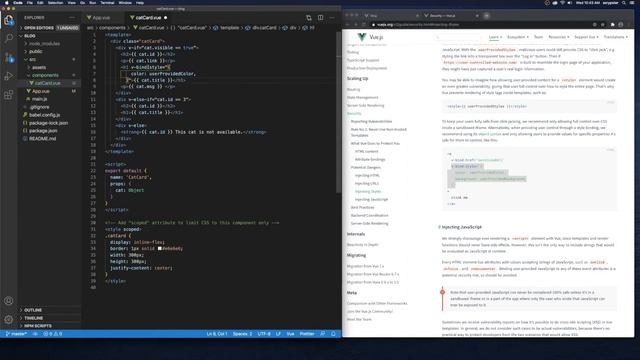 Using CSS Style Binding in Vue смотреть онлайн