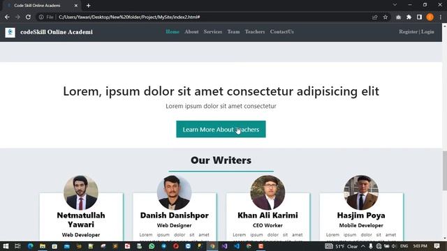 How to Make Complete Responsive Website Using Bootstrap/HTML/CSS Part - 1 смотреть онлайн