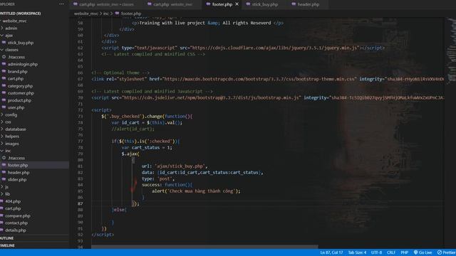 Bài 87 : Lập trình Website PHP mô hình MVC - Thống kê смотреть онлайн