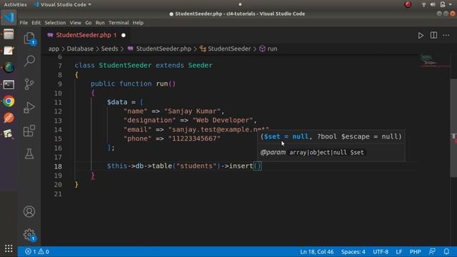 Step by Step Tutorial of CodeIgniter 4 Seeder | Why we Use Seeder | How To Seed Data in CodeIgniter смотреть онлайн