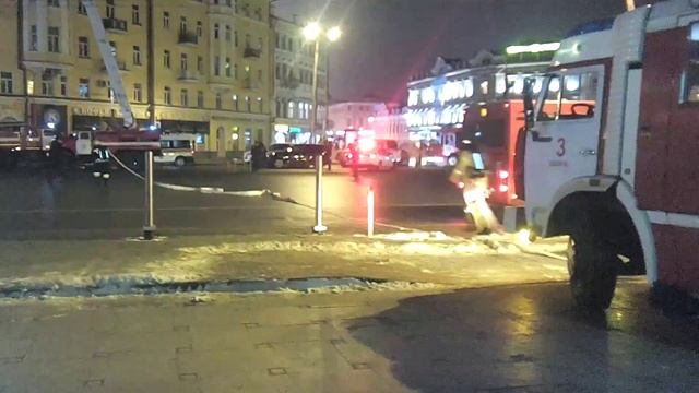 Пожар на ул. Пушкина Казань