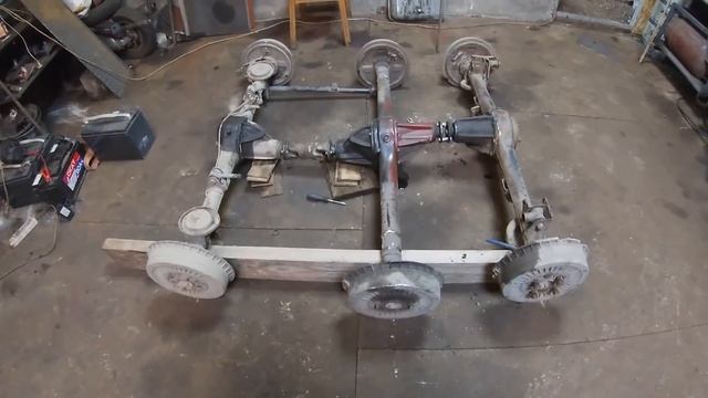 ТРИ МОСТА В ОДНУ УПРЯЖКУ для самодельных тракторов и вездеходов смотреть онлайн