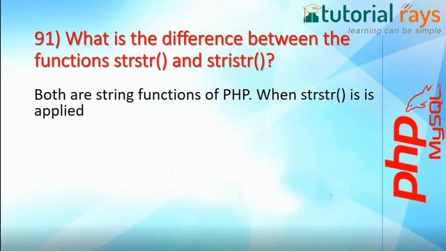 100 PHP’s Possible Interview Questions And Answers For Fresher-Part 5 | Tutorial Rays смотреть онлайн