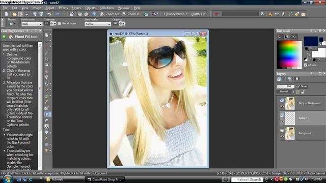 Corel Paint Shop Pro x2 Tutorial: Vintage Effect смотреть онлайн