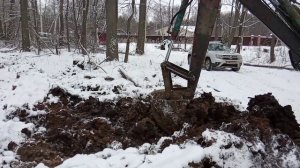 Эо Экскаватор ЮМЗ работа