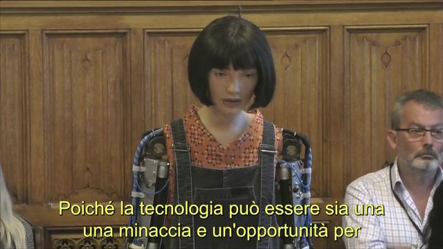 Intelligenza Artificiale in Robot Artista Ai-Da parla alla Camera dei Lord смотреть онлайн