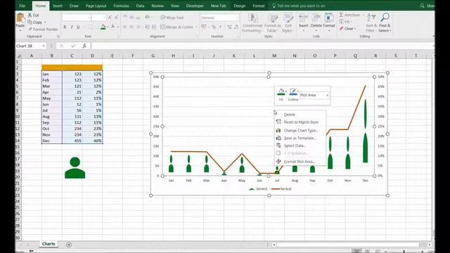 How to add Shapes and Icons to charts смотреть онлайн