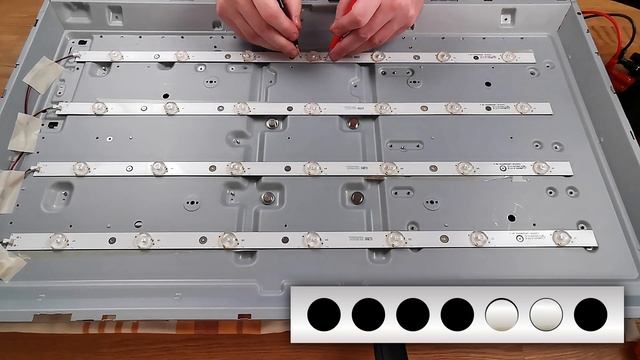 Ремонт LED-подсветки телевизора Sharp LC-32LD165 | Разборка ЖК-панели смотреть онлайн