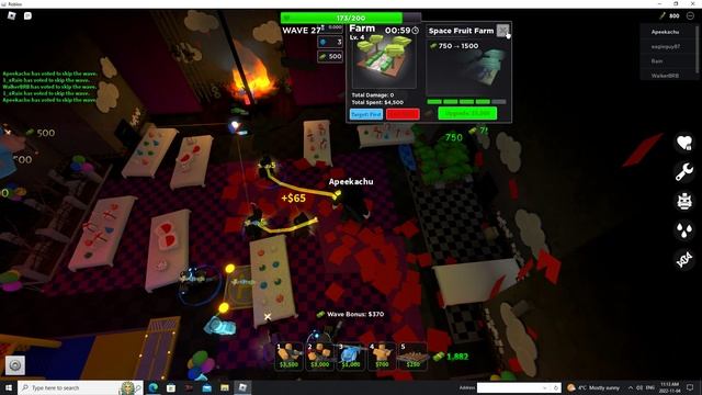 Pizza Party Win!!! TDS on Roblox!!! Tower Defense Simulator!!! смотреть онлайн