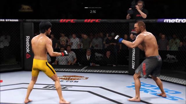 Bruce Lee vs. Dan Henderson (EA sports UFC 3) - K1 Rules смотреть онлайн
