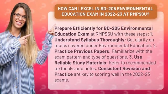 How Can I Excel in BD-205 Environmental Education Exam in 2022-23 at RMPSSU? смотреть онлайн
