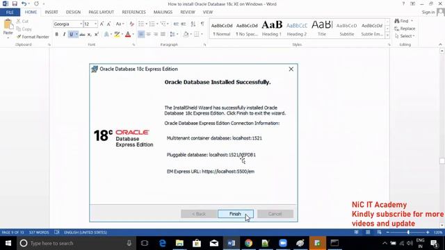 How to Install Oracle Database 18c on Windows 8/10 in TAMIL| SQL Developer configuration -Tamil смотреть онлайн