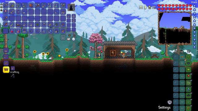 King Slime, but 30% more health... Terraria Master Mode Let's Play #4 смотреть онлайн