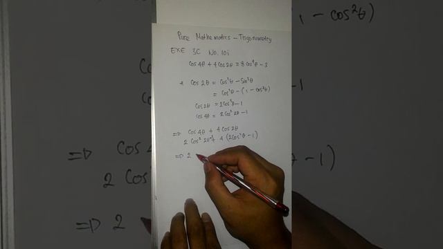 Pure Mathematics - Trigonometri EXE 3C. No. 10i